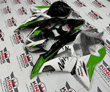 Kawasaki ZX6R 636 Fairings (2013-2018) White, Green, Black Motul at KingsMotorcycleFairings.com