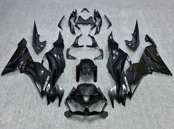 Kawasaki ZX6R 636 Fairings (2019-2023) Gloss Black at KingsMotorcycleFairings.com