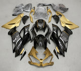 Kawasaki ZX6R 636 Fairings (2019-2023) Gold, Black, White at KingsMotorcycleFairings.com