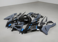 Kawasaki ZX6R 636 Fairings (2019-2023) Gray, Black, Blue at KingsMotorcycleFairings.com