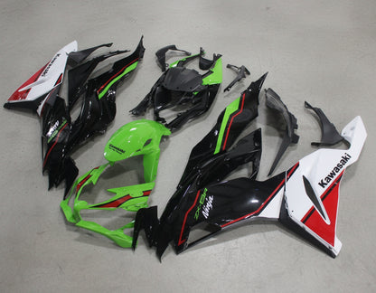 Kawasaki ZX6R 636 Fairings (2019-2023) Green, Black, White, Red at KingsMotorcycleFairings.com