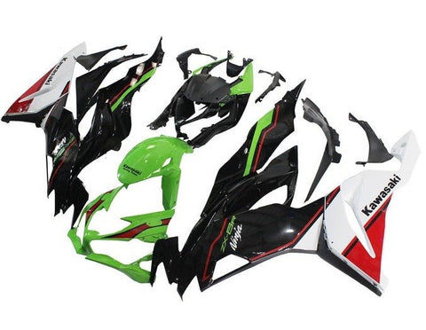 Kawasaki ZX6R 636 Fairings (2019-2023) Green, Black, White, Red at KingsMotorcycleFairings.com