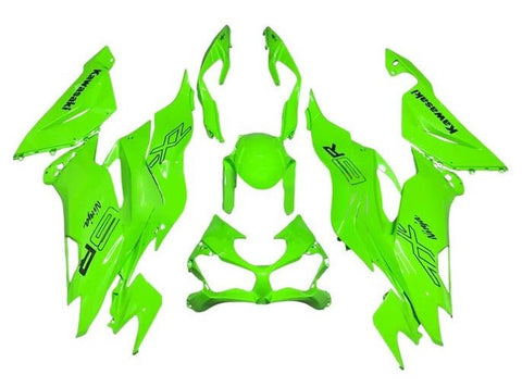 Kawasaki ZX6R 636 Fairings (2019-2023) Green at KingsMotorcycleFairings.com
