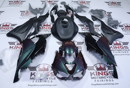 Kawasaki ZX6R 636 Fairings (2024-2025) Chameleon Green, Purple, Black, Matte Black at KingsMotorcycleFairings.com