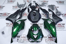 Kawasaki ZX6R 636 Fairings (2024-2025) Dark Green, Matte Black at KingsMotorcycleFairings.com