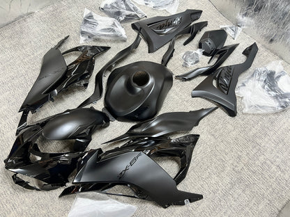 Kawasaki ZX6R 636 Fairings (2024-2025) Gloss Black, Matte Black at KingsMotorcycleFairings.com