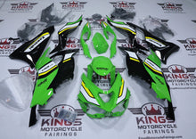 Kawasaki ZX6R 636 Fairings (2024-2025) Green, White, Black, Yellow at KingsMotorcycleFairings.com