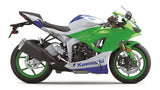Kawasaki ZX6R 636 Fairings (2024-2025) Green, White, Blue at KingsMotorcycleFairings.com