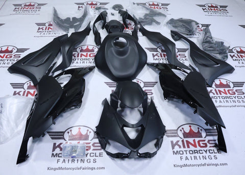 Kawasaki ZX6R 636 Fairings (2024-2025) Matte Black, Gloss Black at KingsMotorcycleFairings.com