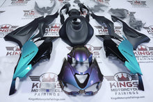 Kawasaki ZX6R 636 Fairings (2024-2025) Purple, Blue, Turquoise, Black at KingsMotorcycleFairings.com