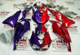 Fairings for Kawasaki ZX6R 636 (2024-2025) Red, Purple Half Split