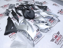 Kawasaki ZX6R 636 Fairings (2024-2025) Silver, Flat Black from KingsMotorcyceFairings.com