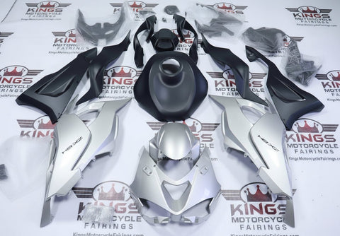 Kawasaki ZX6R 636 Fairings (2024-2025) Silver, Matte Black at KingsMotorcycleFairings.com