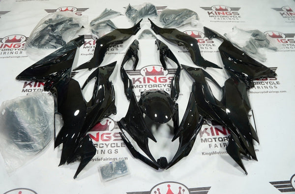 Kawasaki ZX6R Fairings (2019-2023) Black Rainbow Glitter from KingsMotorcycleFairings.com