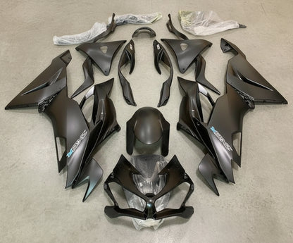 Kawasaki ZX6R Fairings (2019-2023) Matte Black at KingsMotorcycleFairings.com