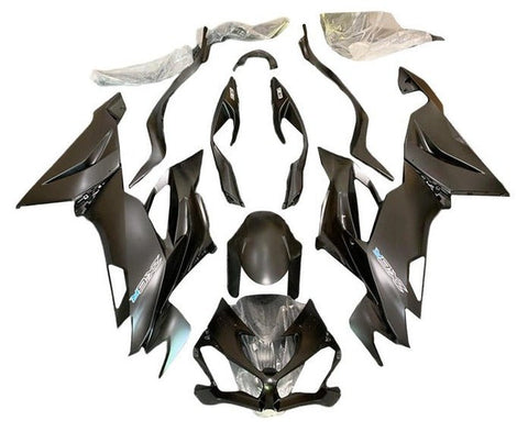 Kawasaki ZX6R Fairings (2019-2023) Matte Black at KingsMotorcycleFairings.com