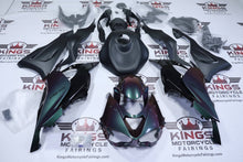 Kawasaki ZX6R Fairings (2024-2025) Chameleon Green, Purple, Black, Matte Black at KingsMotorcycleFairings.com