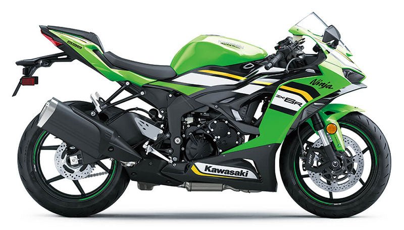 Kawasaki ZX6R Fairings (2024-2025) Green, White, Black, Yellow KRT at KingsMotorcycleFairings.com