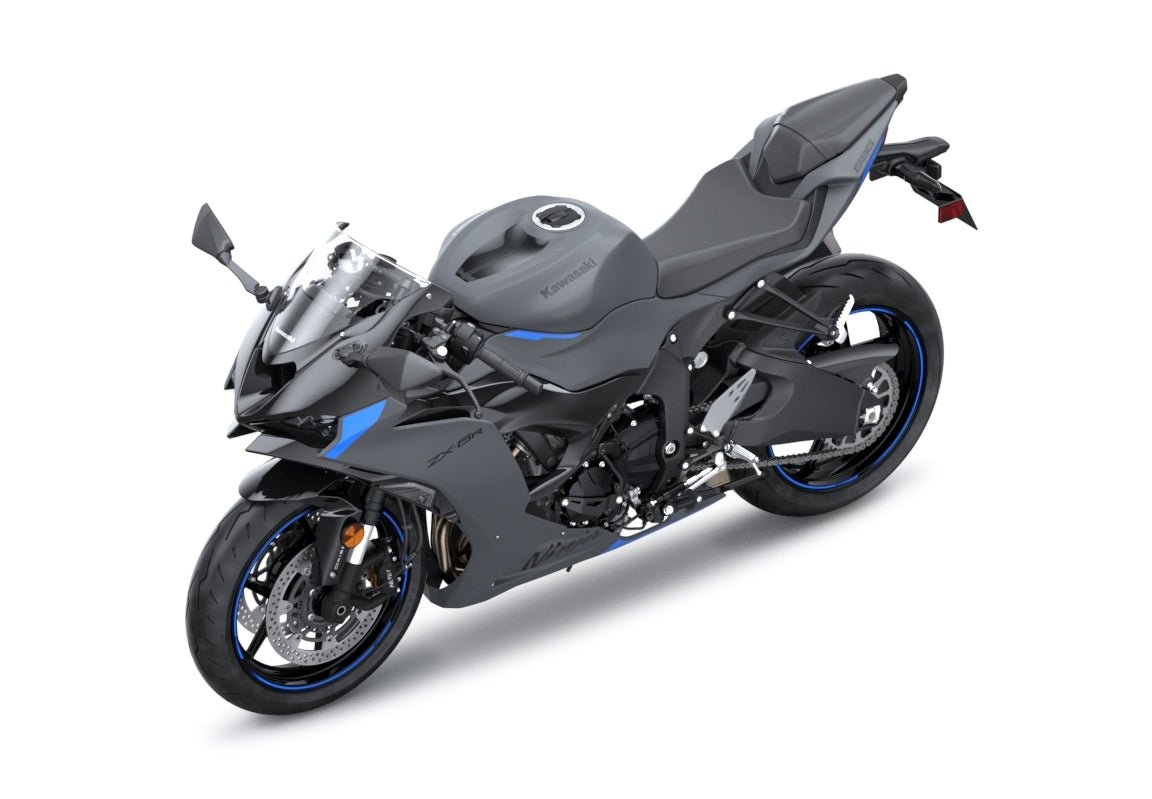 Kawasaki ZX6r 636 Fairing Kit (2024-2025) Matte Dark Gray Metallic at KingsMotorcycleFairings.com