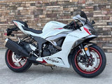 Kawasaki ZX6r 636 Fairing kit (2024-2025) Pearl White, Red, Gray at KingsMotorcycleFairings.com