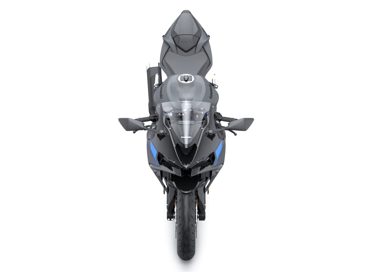 Kawasaki ZX6r 636 Fairings (2024-2025) Matte Dark Gray Metallic by KingsMotorcycleFairings.com