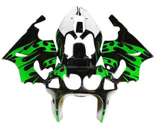 Kawasaki ZX-7R Fairings (1996-2002) Black, Green, White, Tribal at KingsMotorcycleFairings.com