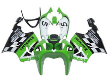 Kawasaki ZX7R Fairings (1996-2002) Green, Black, White at KingsMotorcycleFairings.com