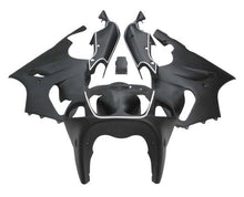 Kawasaki ZX-7R Fairings (1996-2002) Matte Black, White Stripe at KingsMotorcycleFairings.com