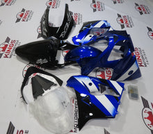 Kawasaki ZX-9R Fairings (2000-2001) Blue, Black, White at KingsMotorcycleFairings.com