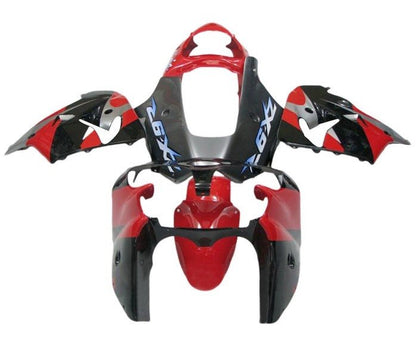 Kawasaki ZX9R Fairings (2000-2001) Red, Black, Gray at KingsMotorcycleFairings.com