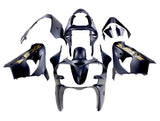 Kawasaki ZX9R Fairings (2002-2003) Matte Black, Gold at KingsMotorcycleFairings.com