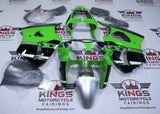 Kawasaki ZZR600 Fairings (2005-2008) Green, Black, Silver at KingsMotorcycleFairings.com