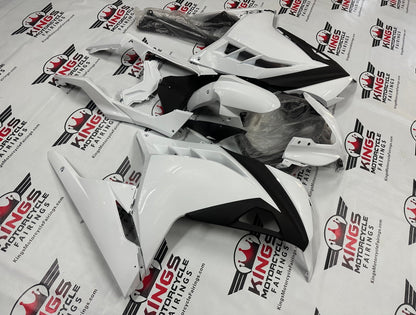 Kawasaki Ninja 300 Fairing kit (2013-2024) White, Matte Black at KingsMotorcycleFairings.com
