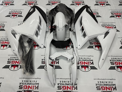 Kawasaki Ninja 300 Fairing set (2013-2024) White, Matte Black at KingsMotorcycleFairings.com