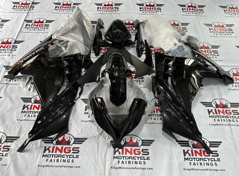 Kawasaki Ninja 300 Fairings (2013-2024) Black Swanga at KingsMotorcycleFairings.com