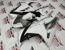 Kawasaki Ninja 300 Fairings (2013-2024) White, Matte Black at KingsMotorcycleFairings.com