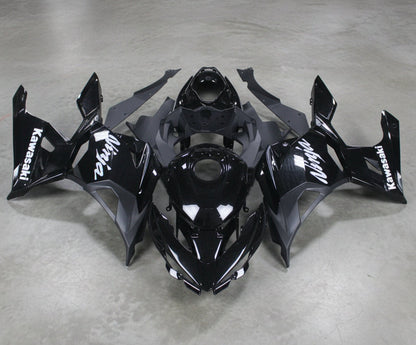 Kawasaki Ninja 400 Fairing set (2018-2023) Black, White Gloss from KingsMotorcycleFairings.com