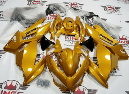 Kawasaki Ninja 400 Fairings (2018-2023) Gold from KingsMotorcycleFairings.com