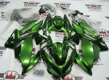 Kawasaki Ninja 400 Fairings (2018-2023) Green Metallic from KingsMotorcycleFairings.com