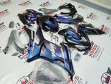 Kawasaki Ninja 400 Fairings (2018-2023) Matte Chameleon Blue, Purple, White from KingsMotorcycleFairings.com