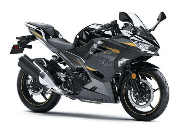 Kawasaki Ninja 400 Fairings (2018-2023) Matte Gray, Black, Yellow, Gloss Black at KingsMotorcycleFairings.com