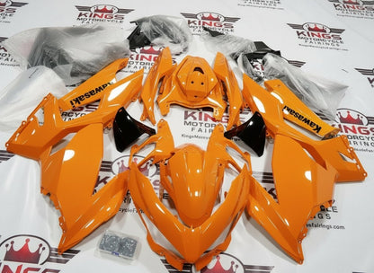 Kawasaki Ninja 400 Fairings (2018-2023) Orange from KingsMotorcycleFairings.com