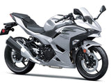 Kawasaki Ninja 500 Fairing Kit (2024-2025) Silver Gloss at KingsMotorcycleFairings.com
