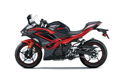Kawasaki Ninja 500 Fairing Set (2024-2025) Matte Black, Gloss Red, Gloss Gray at KingsMotorcycleFairings.com