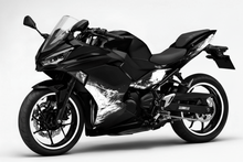 Kawasaki Ninja 500 Fairing Set (2024-2025) Matte Black, Matte White Spray at KingsMotorcycleFairings.com