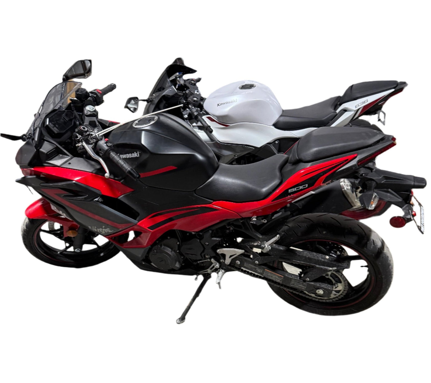Kawasaki Ninja 500 Fairing Set (2024-2025) Red, Gray, Matte Black at KingsMotorcycleFairings.com