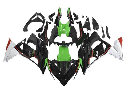 Kawasaki Ninja 650R Fairing Kit (2017-2019) Black, Green, White, Red at KingsMotorcycleFairings.com