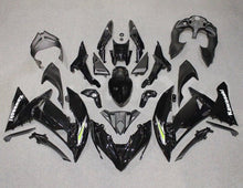 Kawasaki Ninja 650R Fairing Kit (2017-2019) Black, White, Green at KingsMotorcycleFairings.com