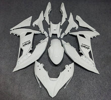 Kawasaki Ninja 650R Fairing Kit (2017-2019) White, Black at KingsMotorcycleFairings.com