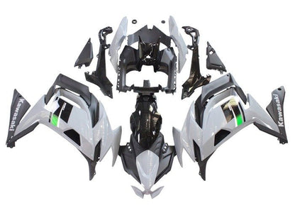 Kawasaki Ninja 650 Fairing KIt (2020-2025) Gray, Black, Green at KingsMotorcycleFairings.com